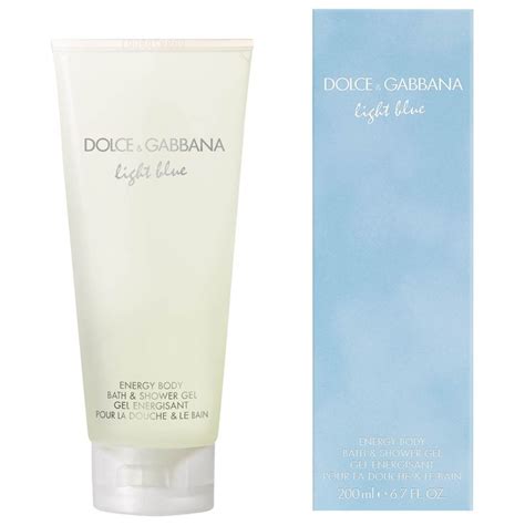 dolce and gabbana light blue shower gel
